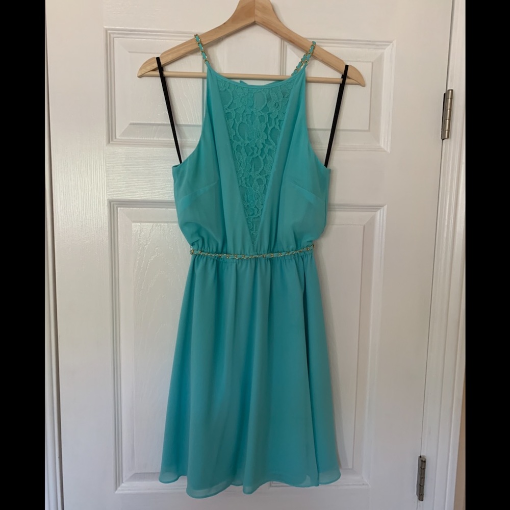 Bebe Lace Mini Dress XS